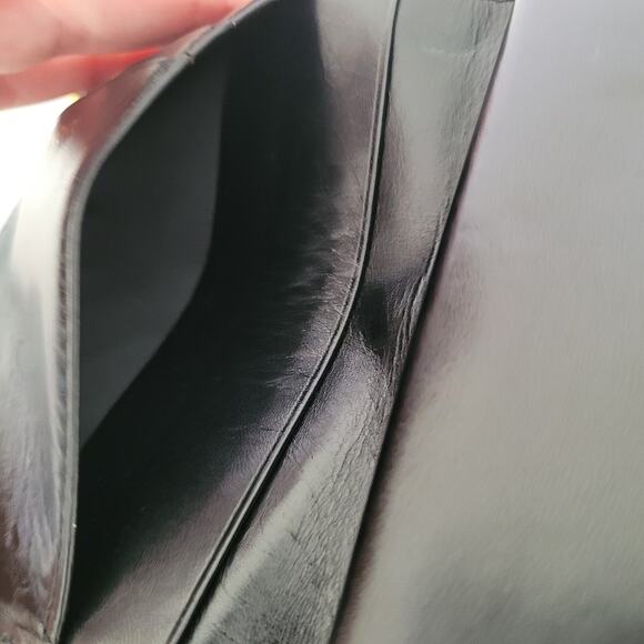 Givenchy Men's Card Bill Coin Holder Wallet Bifold Leather Medium Black Retro - Picture 5 of 13